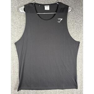 Gymshark Arrival Tank Men’s Large Gym Workout Activewear Black
